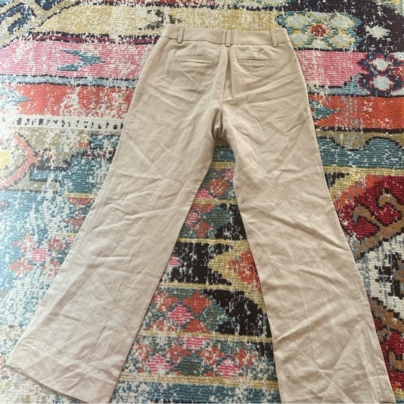 Banana Republic linen blend pants womens OP - Picture 2 of 7